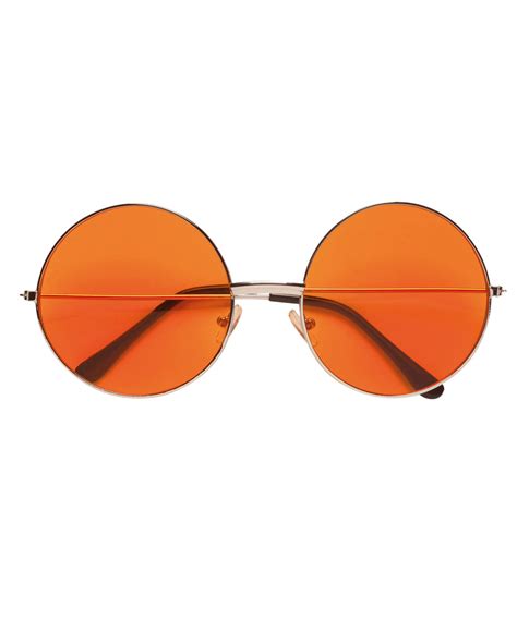 sa106 retro 70s hippie round circle brown lens sunglasses gold ph
