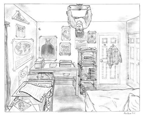 Messy Bedroom Drawing On Behance