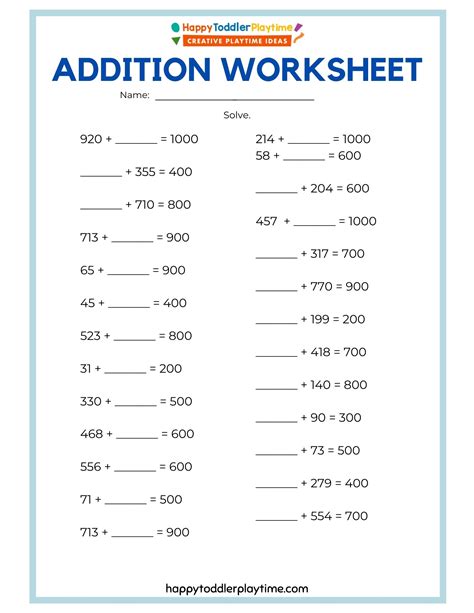 Free Printable Math Worksheets For Grade 4 Happy Toddler Playtime