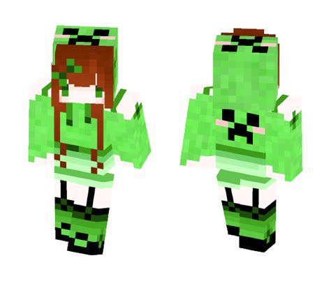 Download Creeper Girl Minecraft Skin For Free Superminecraftskins