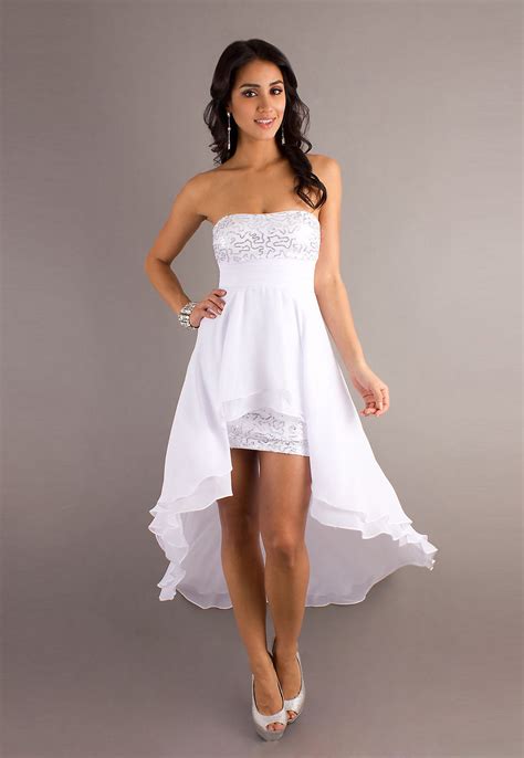 White High Low Dress Dressed Up Girl