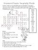FREEBIE Island of the Blue Dolphins Crossword Puzzle by Kendell Walker