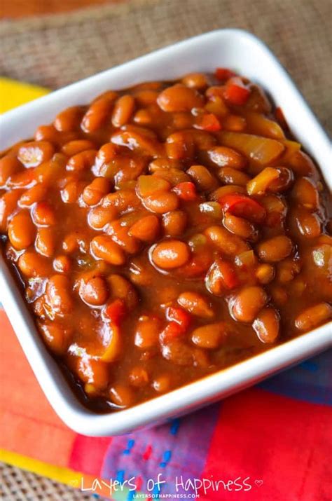 Vegetarian Baked Beans Recipe Layers Of Happiness