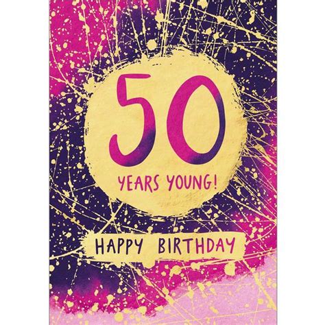 50th Birthday Card Ocado