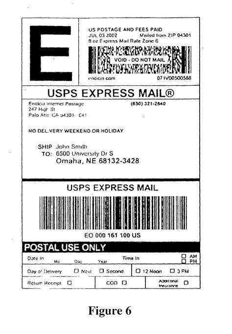 shipping label template usps printable label templates