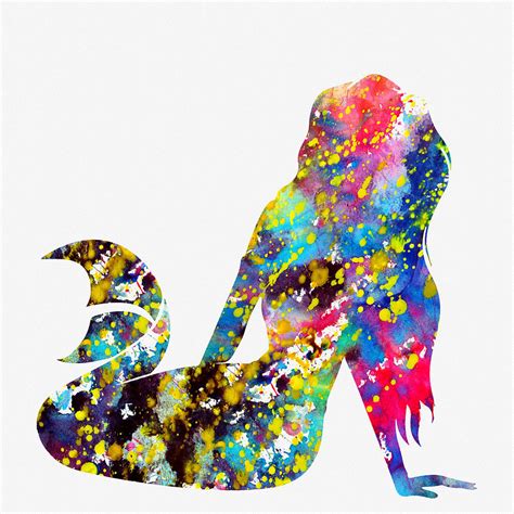 Mermaid Colorful Digital Art By Erzebet S Fine Art America