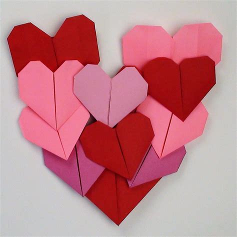 Origami Heart Note Square Paper Origami Heart Tutorial Tutorial
