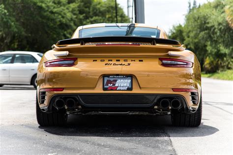 The porsche 911 turbo s has been given the exclusive manufaktur treatment. Used 2018 Porsche 911 Turbo S Exclusive Series For Sale ...