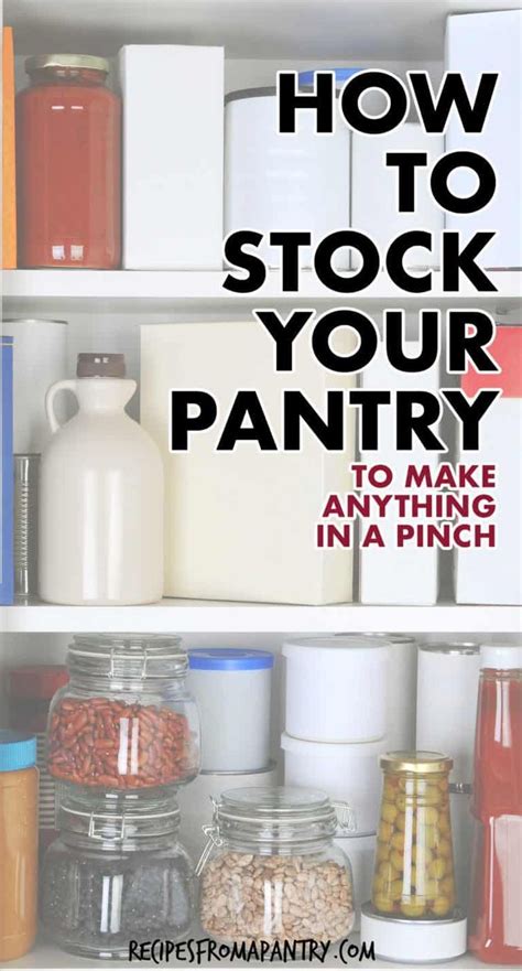 How To Stock Your Pantry Like A Pro Instant Pot Dinner Recipes