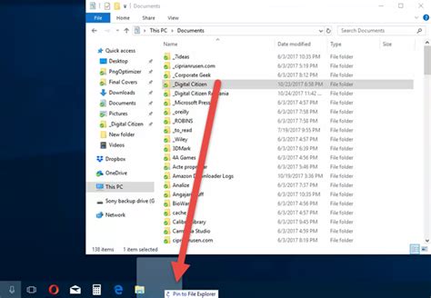 How To Pin Folder Shortcuts To The Taskbar In Windows Digitional