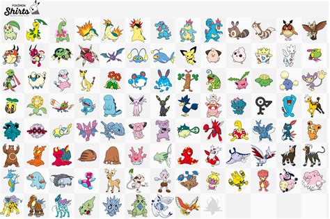 Pokémon Dress Shirts Progress Into Gen 2 With 100 Brand New Johto