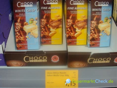 Choco Edition Edel Sahneschokolade Mit Ganzen Mandeln Preis Angebote