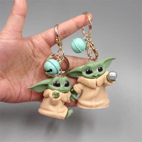 Wholesale Baby Yoda Mandalorian Star Wars Keychain Accessory Pendant