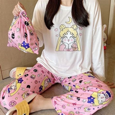 Cute Sailor Moon Pajama Set