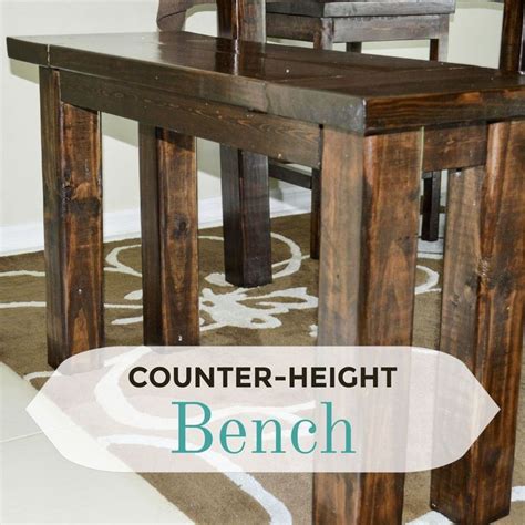 Grab a slice at the outdoor counter after a long day at the beach, or sit inside and watch your pizza pie get made right in front of you before heading to play miniature golf. DIY Counter-Height Bench | Counter height bench, Diy ...