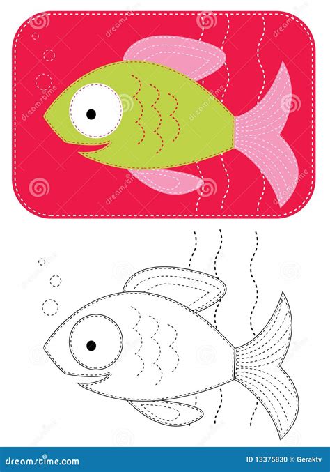 Vector Cartoons Fish Stock Vector Illustration Of Wildlife 13375830