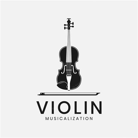 Premium Vector Violin Instrument Logo