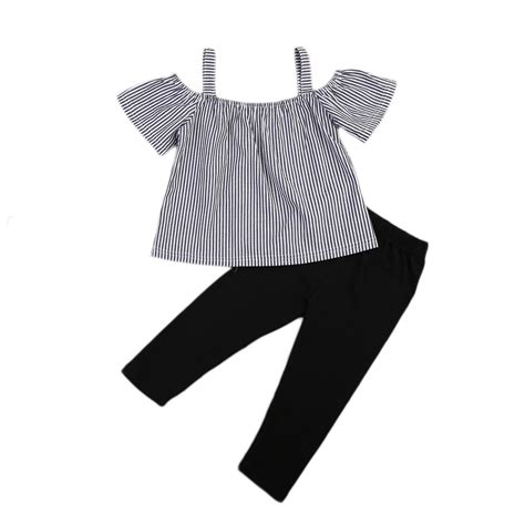 Girls Tops Cute Pants Outfit Clothes Newborn Kids Baby Girl Clothing