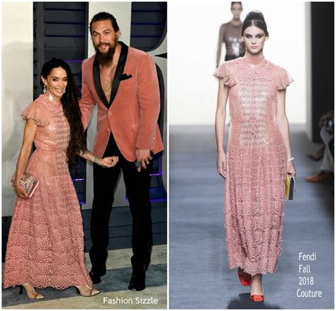 Lisa Bonet In Fendi Couture And Jason Momoa In Fendi 2019 Vanity Fair