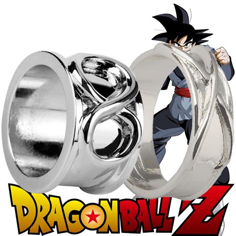 Dragon Ball Z Zamasu Goku Black Time Ring Anime Rings Finger Ring