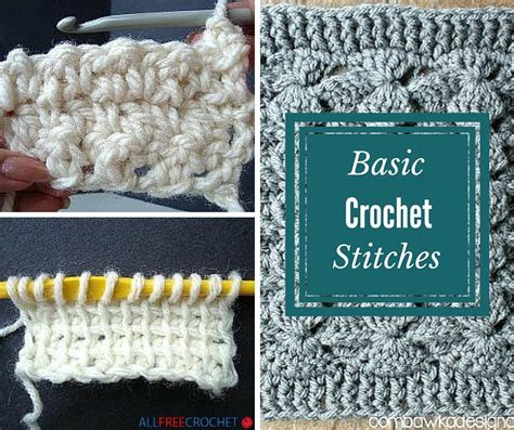 Basic Crochet Stitches Printable 6 Basic Crochet Stitches For Beginners