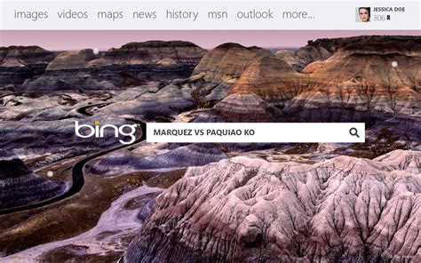 Bing Homepage Redesign By Dannyp32 On Deviantart