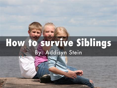 How To Survive Siblings By Astein21