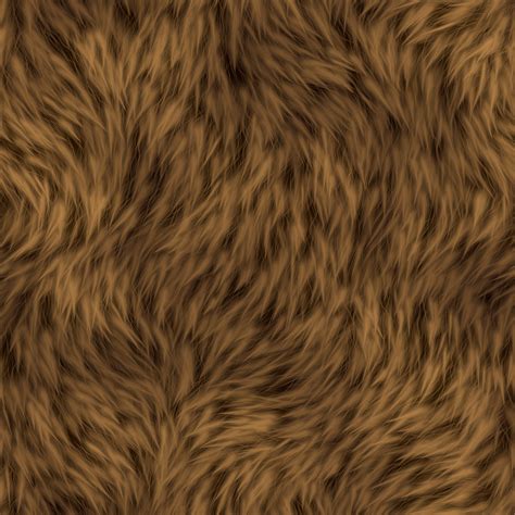 Fur Texture Soft Brown Flowing And Seamless