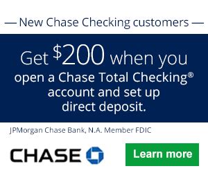 Postal service® money orders are affordable, widely accepted, and never expire. Chase Total Checking Account Review: $200 Bonus Money