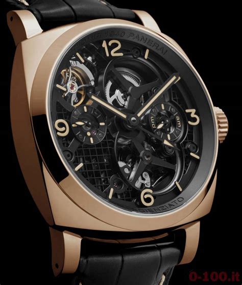 Officine Panerai Radiomir 1940 Tourbillon Gmt Oro Rosso 48mm Pam00559