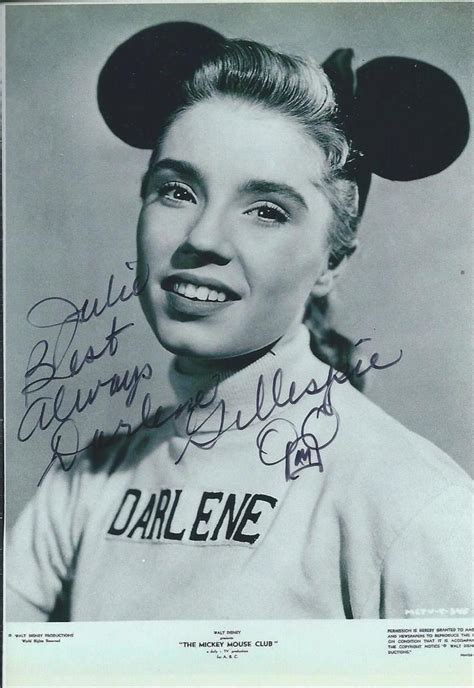 Darlene Gillespie Signed Photo On Aug 16 2015 Autograph Live
