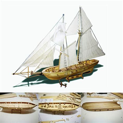 Gawegm Wooden Ship Model Kits For Adults To Build 1902 Benjamin Scale 1