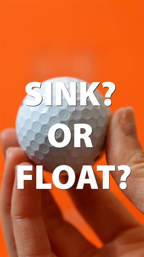 How To Make A Heavy Ball Float On Water Science Experiments For Kids
