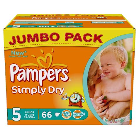 Bargain Pampers Simply Dry Size 5 Nappies £18 At Amazon 7p Each