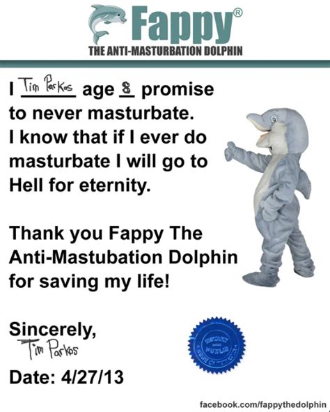 Fappy The Anti Masturbating Dolphin Rnonutnovember