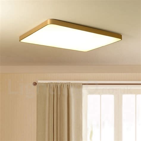 Ultra Thin Rectangle Dimmable Led Modern Contemporary Nordic Style