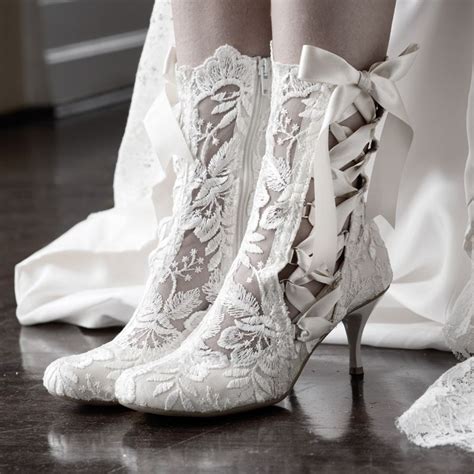 Vintage Lace Wedding Boots Lace Wedding Boots Wedding Boots Wedding