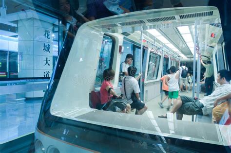 Subway Apm Line In Guangzhou Editorial Photography Image Of