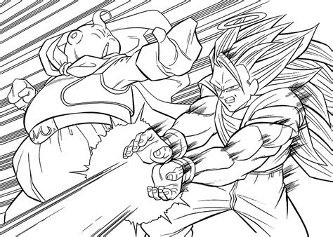 Dragonball z fan art kid vegeta. Goku Super Saiyan 3 Coloring Pages at GetColorings.com | Free printable colorings pages to print ...