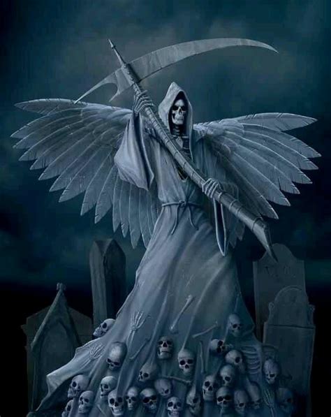 Dark Grim Reaper Angel Fantasy With Images Grim Reaper Death Art