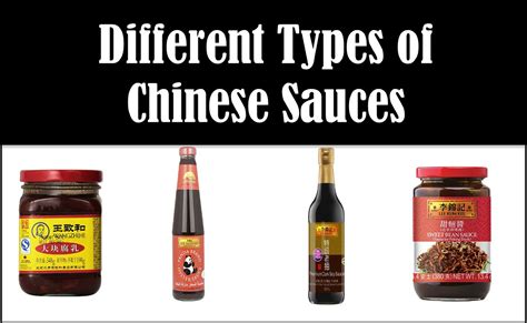 Different Types Of Chinese Sauces Asian Recipe