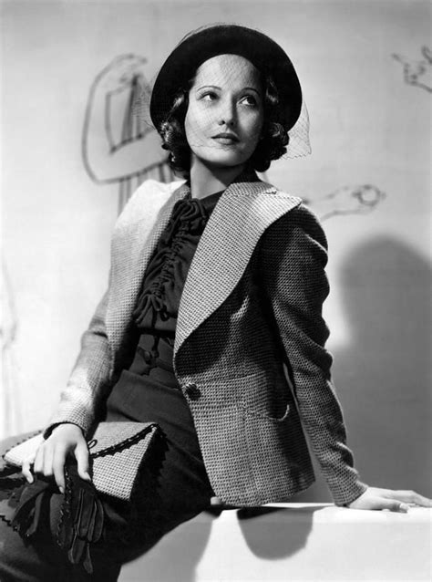 Merle Oberon Wearing An Outfit Designed By Omar Kiam For The Film