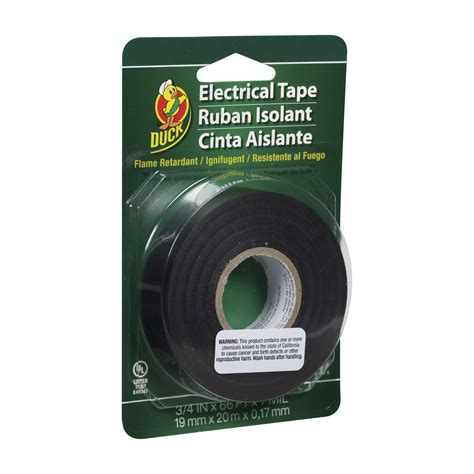 Duck Professional Rubber Electrical Tape 075 In X 66 Ft Black