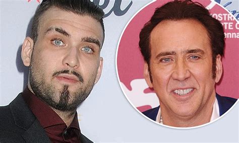 Nicolas Cage S Son Weston Tells DailyMail He S Still Sober Daily Mail Online