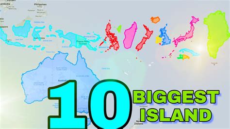 10 Biggest Islands In The World Youtube