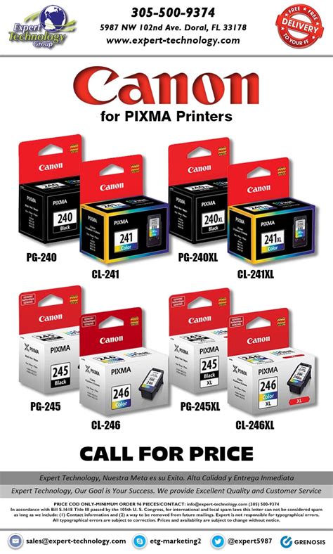 Canon Ink Cartridges For Pixma Printers Expert Technology