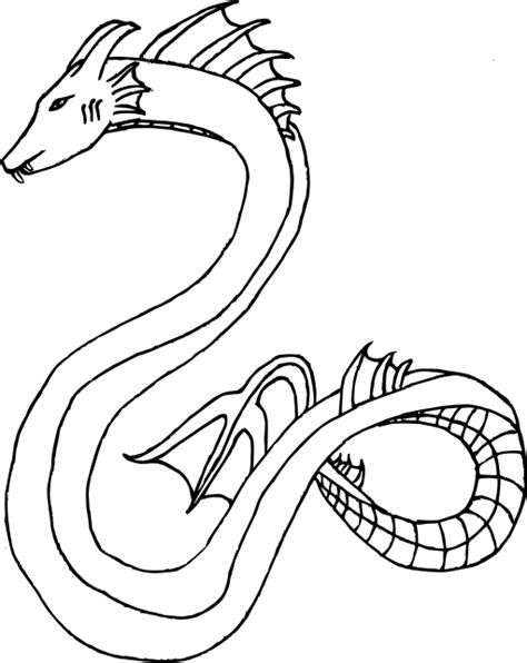 We have collected 40+ sea serpent coloring page images of various designs for you to color. Sea Serpent Outline by Katana987 on DeviantArt