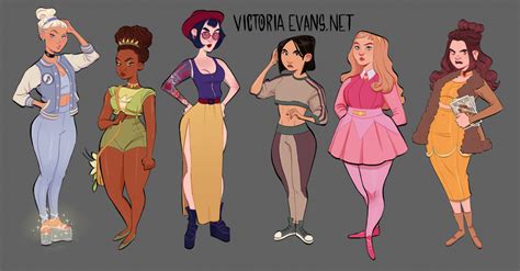 artist reimagined the disney princesses as modern teens and the results are perfect