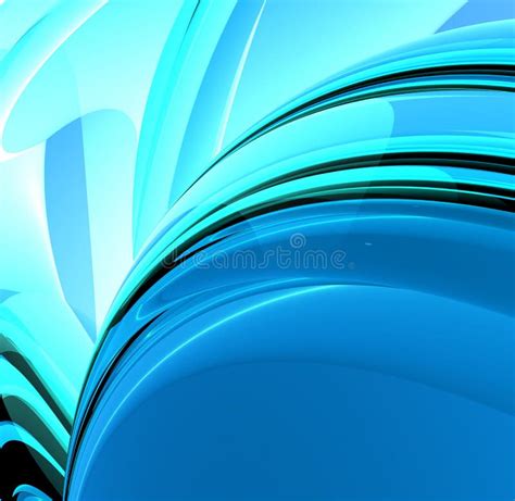 Dynamic Blue Wave Background Stock Illustration Illustration Of