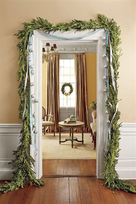 Christmas decor ideas with garland greenery
